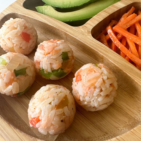 Rijstballetjes met zalm